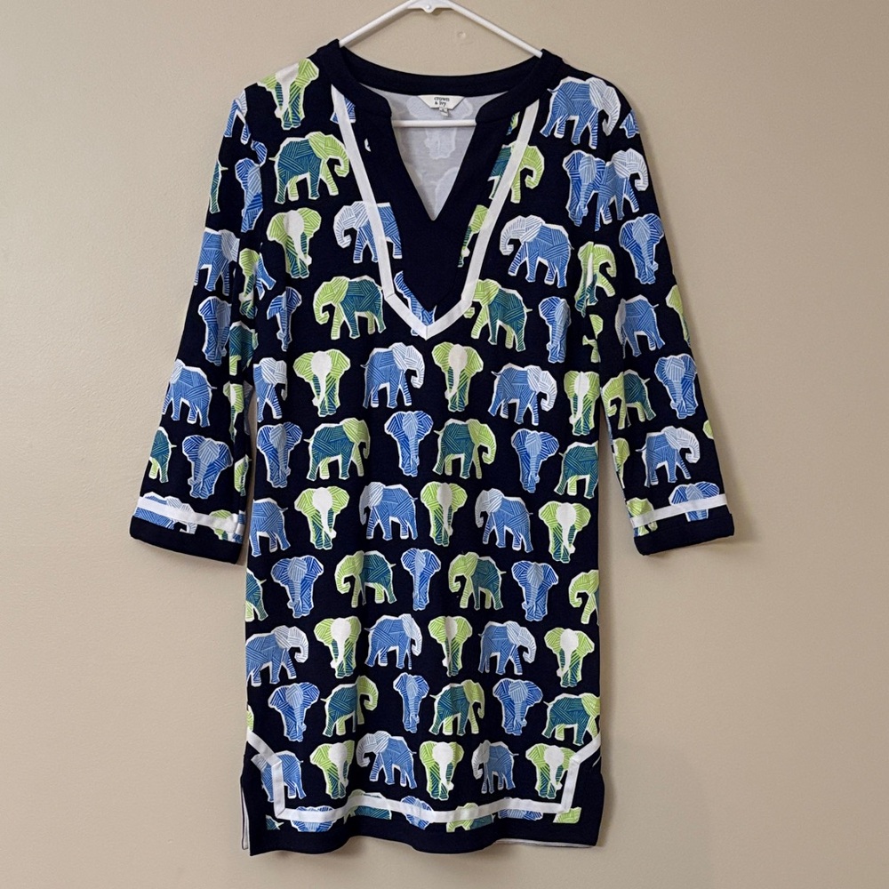 Crown & Ivy Navy Tunic Dress